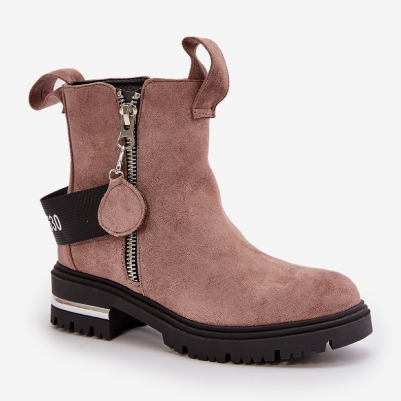 Step in style Botas Modelo Calvaro NC1279 Bege Escuro - Entre com estilo 2 Step in style Botas Modelo Calvaro NC1279 Bege Escuro - Entre com estilo 2