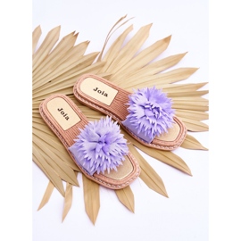 Step in style Sandália Chinelo Modelo Giorgia LS-118 Violeta - Entre com estilo roxo 2