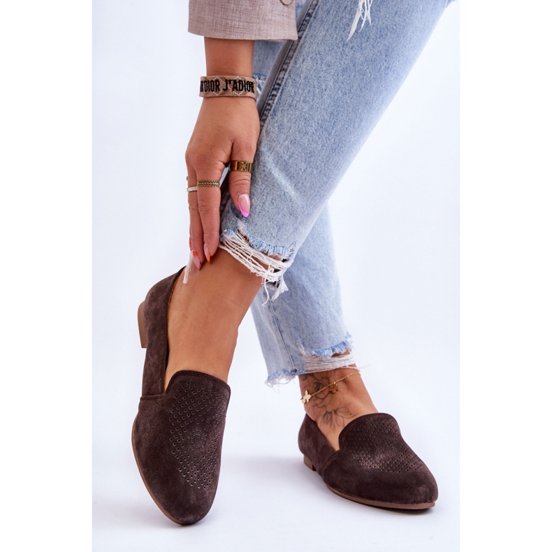 Step in style Mocassins Modelo Giovana LR29515 Marrom – Entre com estilo 1