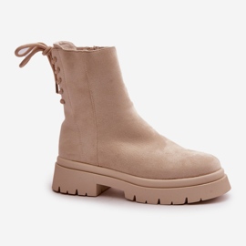 Step in style Botas Modelo Lakyta NS273P Bege - Entre com estilo 2