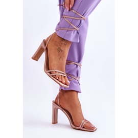 Step in style Sandálias Modelo Nessy H8-508 Bege - Entre com estilo 1