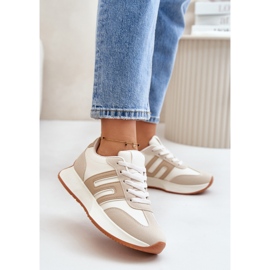 Step in style Calçado Esportivo Modelo Thari 1W-N1 Bege - Entre com estilo 1