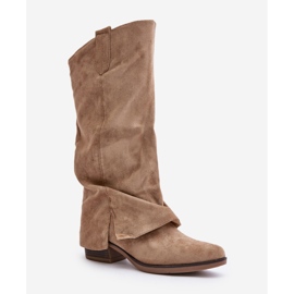 Step in style Botas Modelo Stinova RMR2382-2 Bege - Entre com estilo 2