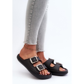 Step in style Sandália Chinelo Modelo Zaxy LL285088 Preta - Entre com estilo preto 1