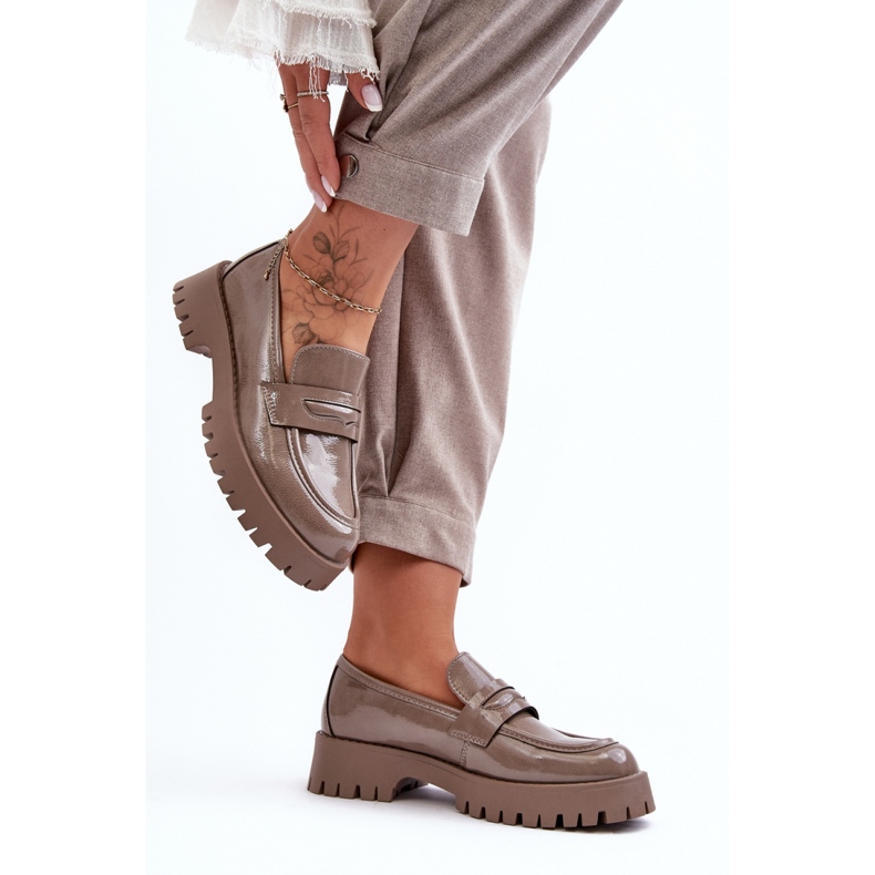 Step in style Sapatos Modelo Jannah YL166 Bege - Entre com estilo 2