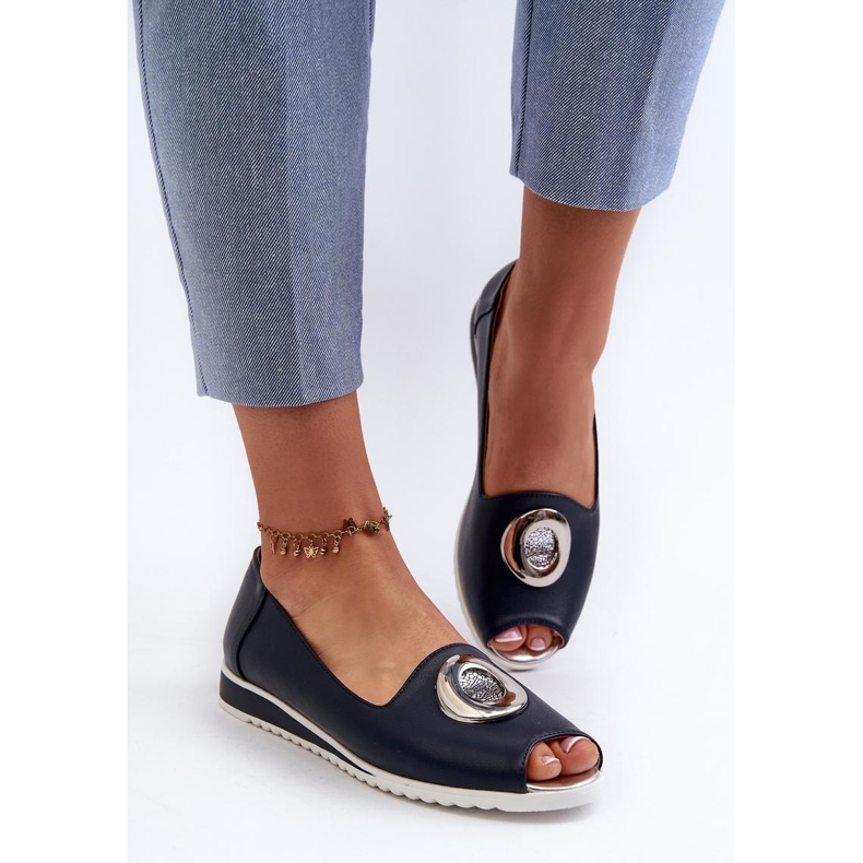 Jezzi Bombas de dedo aberto da Marinha azul 1