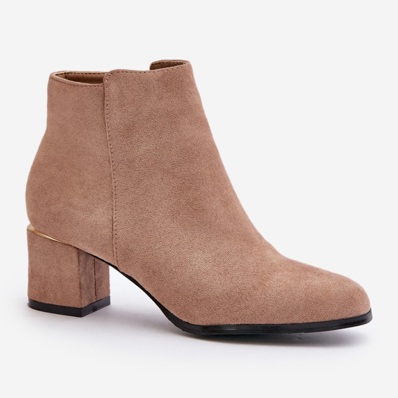 Step in style Botas Modelo Sairis 2774 Bege Escuro - Entre com estilo 2