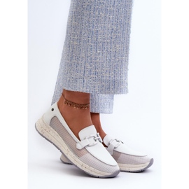 Mocassins Esportivos Brancos 1