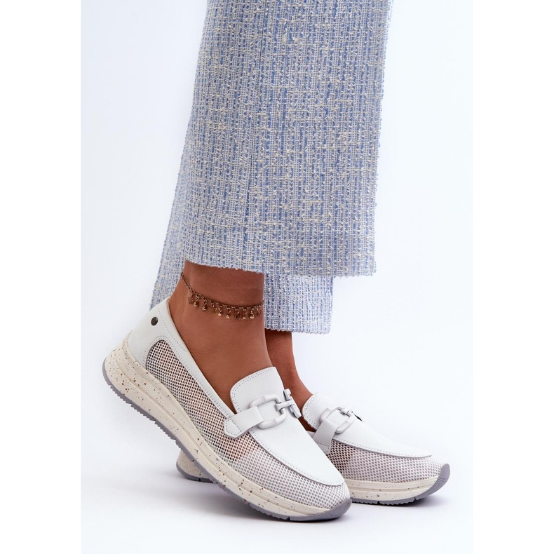 Mocassins Esportivos Brancos 1