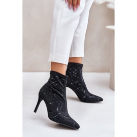 S.Barski HY42-161 Botas pretas preto 1