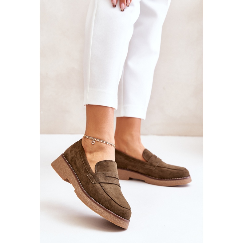 Mocassins Modelo C-528 Verde Escuro 1