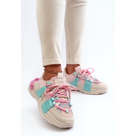 Calçado Esportivo Modelo BL357P Rosa/Menta 1