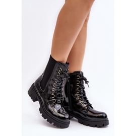 Step in style Workers Model Charmea F33-1 Verniz Preto - Entre com estilo 1