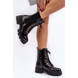 Step in style Workers Model Charmea F33-1 Verniz Preto - Entre com estilo 2