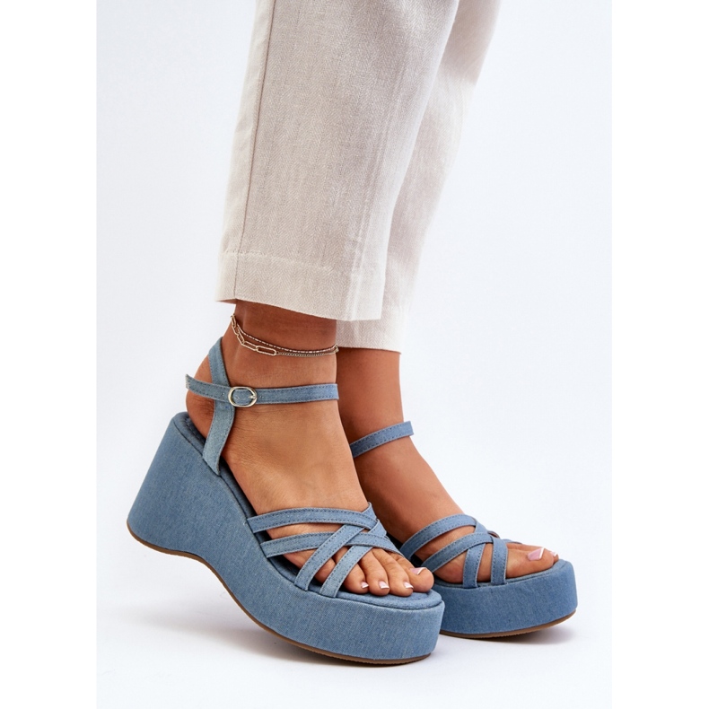 Sandálias Modelo FF-20 Azul 1