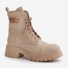 Step in style Trabalhadores Modelo Zazoo 60486 Bege Claro - Entre com estilo 2