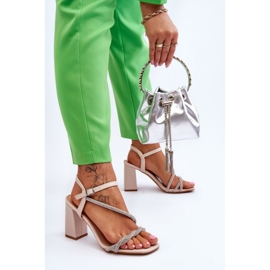 Step in style Sandálias Modelo Carlotta H8-292 Bege - Entre com estilo 2