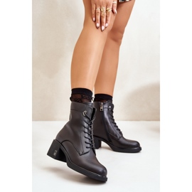 Modelo Vinceza Botas pretas preto 1
