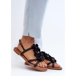 Step in style Sandálias Modelo Abidina JL85 Preta - Entre com estilo preto 1