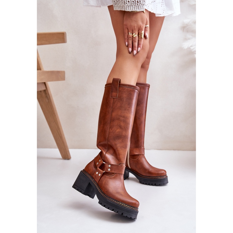 Botas Modelo Lewski Camelo castanho 1