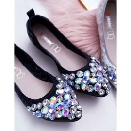 Sapatilhas Modelo Crystal C87 Pretas preto 2