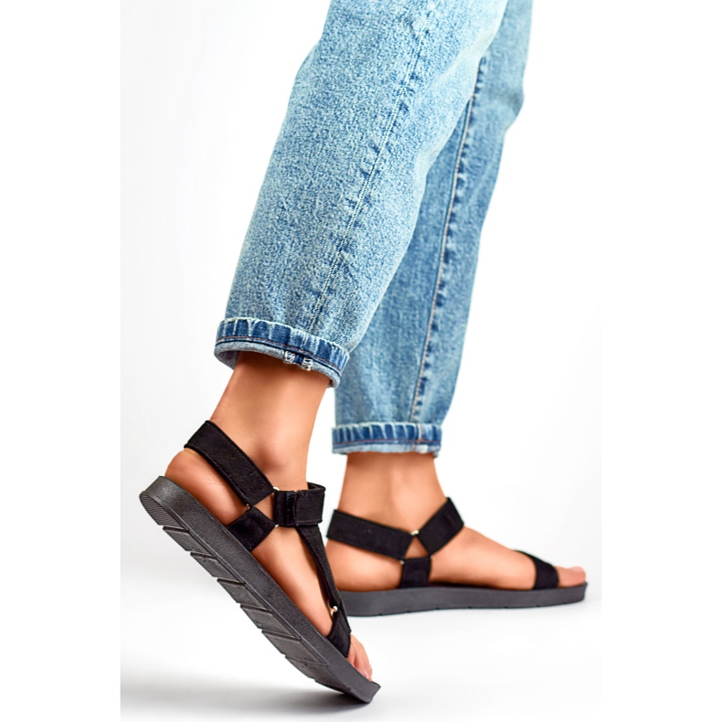 Sandálias esportivas femininas LEI530B preto 2