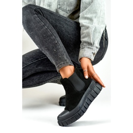 Botas femininas com isolamento leve A1006B, pretas preto 1 Botas femininas com isolamento leve A1006B, pretas preto 1