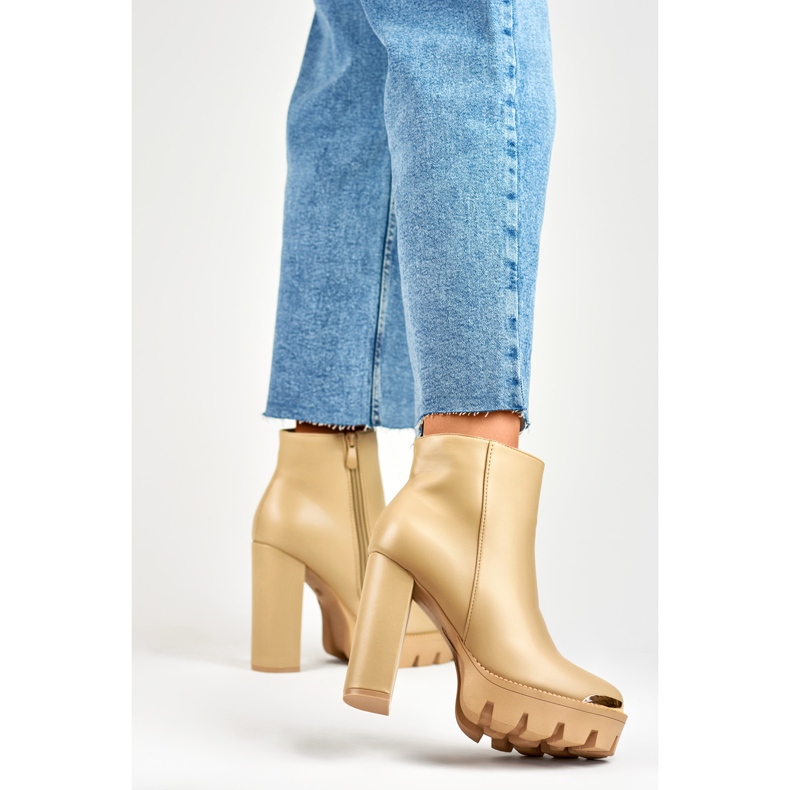 Botas Modelo NS313KH Bege - PRIMO 1