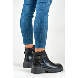 Botins Modelo Aline 250043B-PU Preto - PRIMO 2