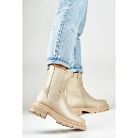 Botas Modelo DES906BE Bege - PRIMO 1