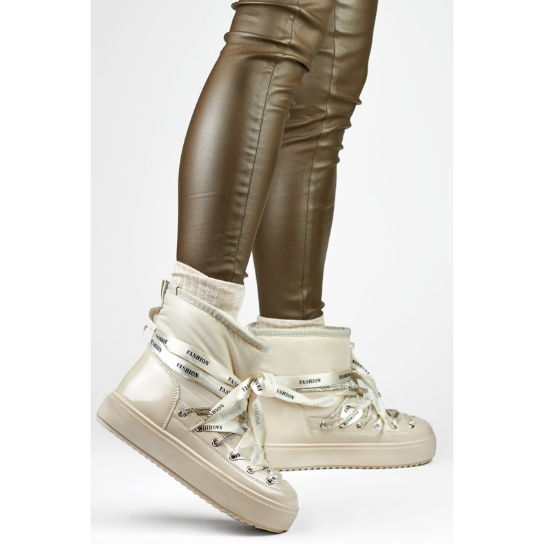 Botas de neve Modelo 5754-4BE Bege - PRIMO 2