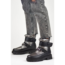 Botas de neve Modelo JH-5SI Prata 1