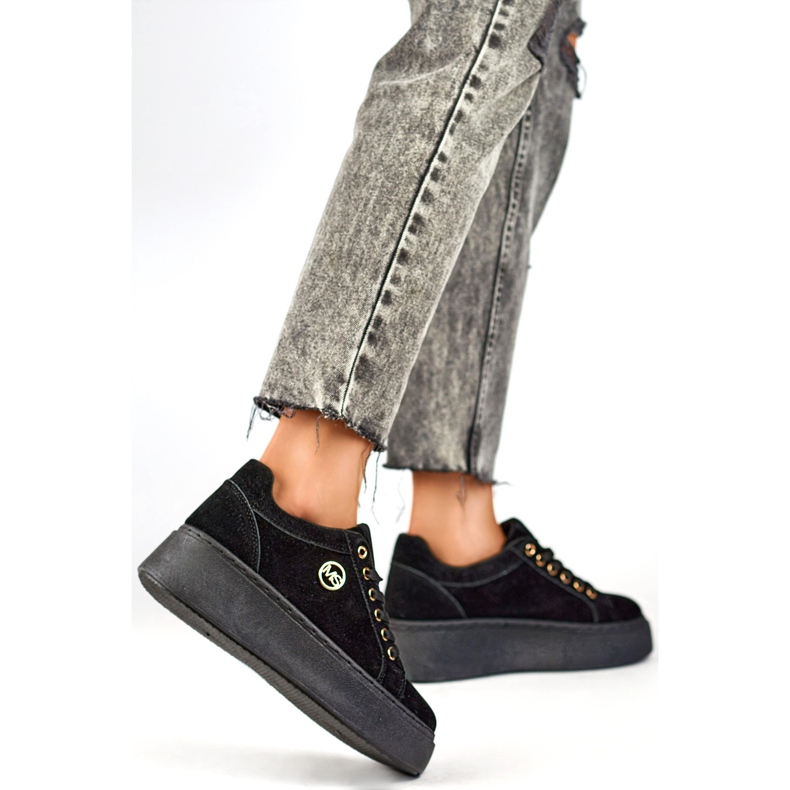 Calçados esportivos femininos na plataforma TL251B, pretos 1