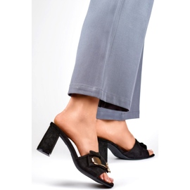 Chinelos Sandália Modelo 8734B Preto 1