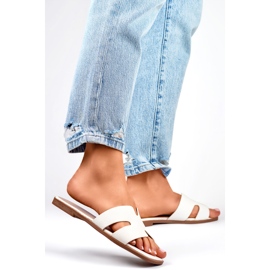 Chinelos Sandália Modelo MTBL06W Branco 1