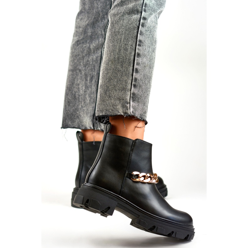 Botas pretas modelo D42B - PRIMO preto 1