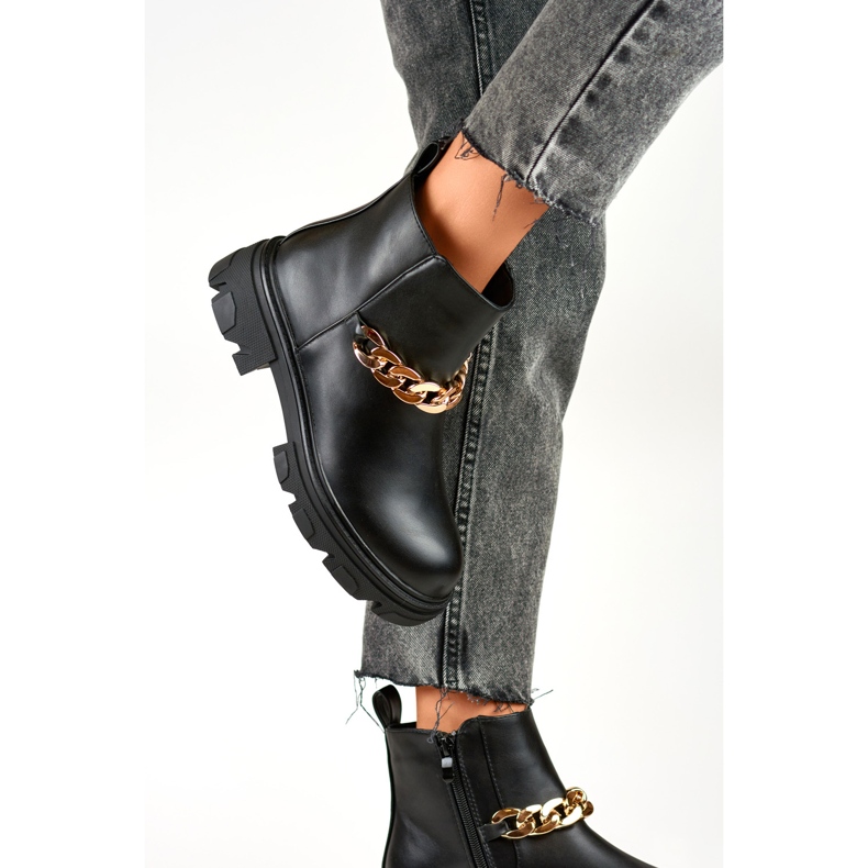 Botas pretas modelo D42B - PRIMO preto 2