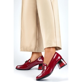 Bombas Modelo GD-FL478-BUR Bordeaux - PRIMO vermelho 1