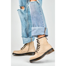 Botas de trabalho femininas H1080BE bege 2