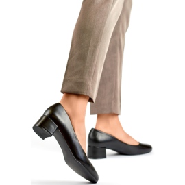 Sapatos femininos GD-FL490A-B pretos 1