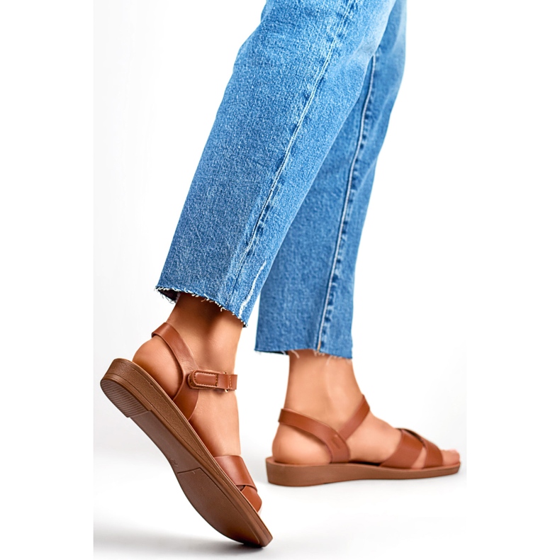 Sandálias femininas PS10TA castanho marrom 1