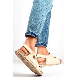 Sandálias Modelo G3180-7BE Bege - PRIMO 2