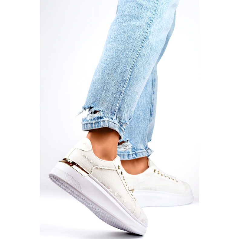 Calçados esportivos femininos A-91BE bege 1