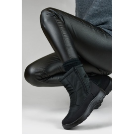 Botas de neve isoladas femininas JS1-8-B preto 2 Botas de neve isoladas femininas JS1-8-B preto 2