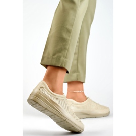 Sapatos Modelo 8617-4BE Bege 1