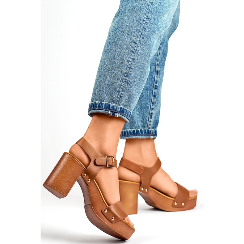 Sandálias Femininas 3993CA marrom 1