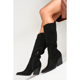 Botas pretas modelo 16812B - PRIMO preto 1