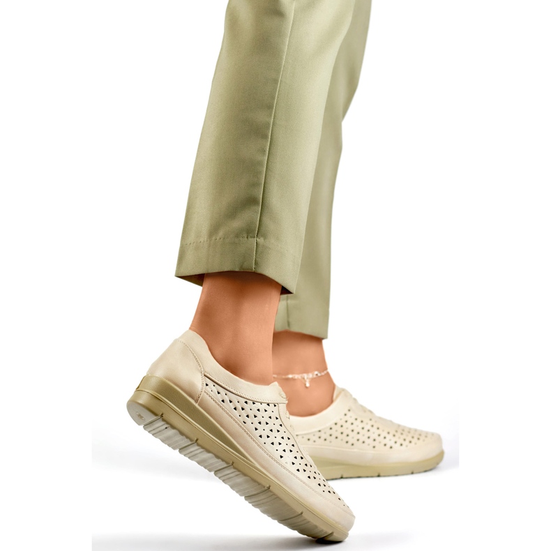 Calçados femininos 8615-4BE bege 1