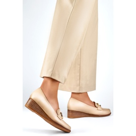 Sapatos Modelo 24-58286BE bege 1