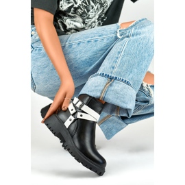 Botas isoladas femininas 250043BW-PU preto 1